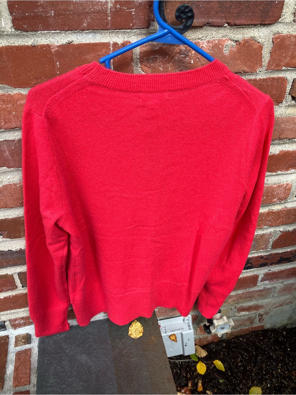 J. Crew Red Cashmere Crewneck Sweater NWT - Picture 6 of 6